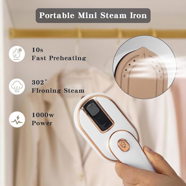 Portable mini steam iron