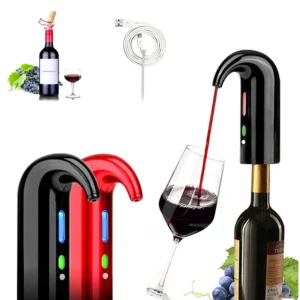 Wine preserving electric wine aerator
