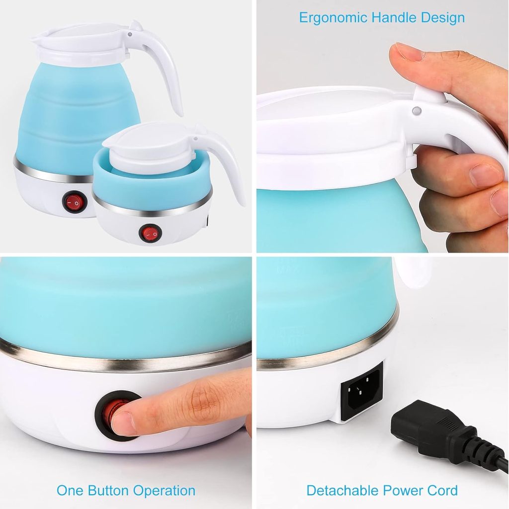 Easy to use foldable electric kettle