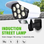 Home security solar sensor light