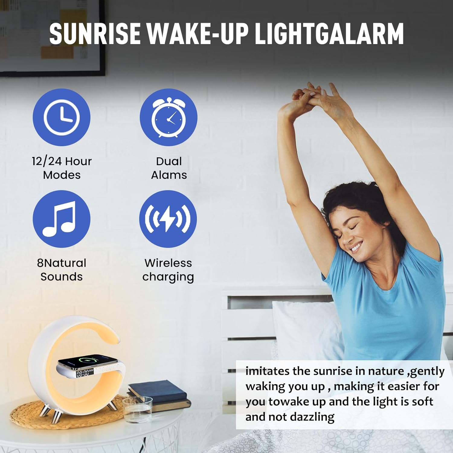 Alarm feature of smart G lamp